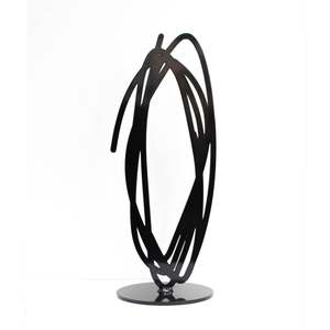 Dr Suits: Nathan Ingram - Superimposition Loop - Black Sculpture