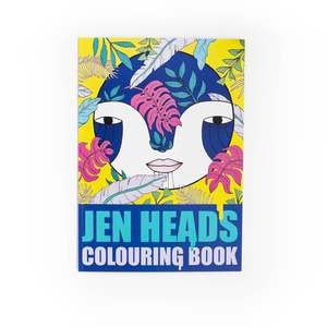 Jen Heads Colouring Book