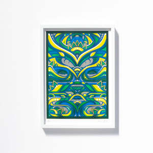 Sean Duffell - M/K Press x Fiksate Te Waiharakeke' Framed