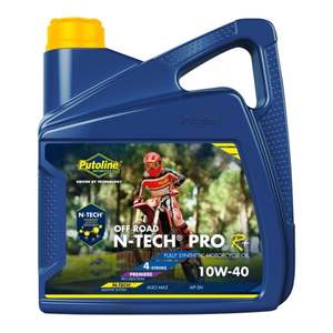 Oils Lubricants Cleaning: Putoline N-Tech Pro R+ Off Road 10W-40 4L