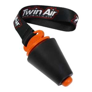 Cleaning: Twin Air Exhaust Plug "Large", Diameter 27mm to 50mm (with Strap)