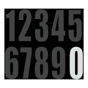 DRC Motion Standard Number ED3 White "0