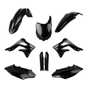 Plastic Protection: Polisport Full Kit Kawasaki KX450F '13–'15 - Black