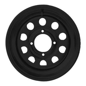 Atv Rims Hubs: Whites ATV/UTV Steel Rim 14x8 Can-Am Rear 4/137 +32.7 - Black