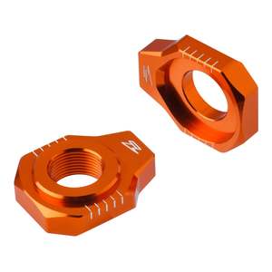 Axle Blocks: Zeta Rear Axle Block KTM SX/XS '23-,EXC/XC-W '24- Orange