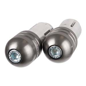 Bar Ends: Renthal Handlebar End Plugs - Grey (Set)