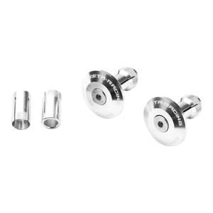 Bar Ends: Zeta Bar End Plug 35mm 2pcs - Silver