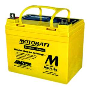 Battery Parts: Motobatt Lug Type Terminal MBU1-35 - Positive L/H