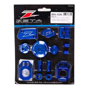 Bling Parts Accessories: Zeta Billet Kit YZ250/450FX - Blue