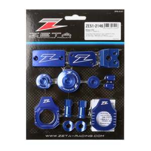 Bling Parts Accessories: Zeta Billet Kit KX250/450F - Blue