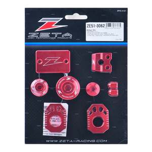 Bling Parts Accessories: Zeta Billet Kit CRF250 Rally - Red