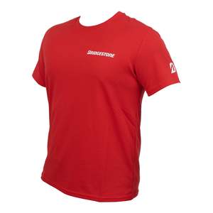 Casual Shirts T Shirts: Bridgestone T-Shirt - Red