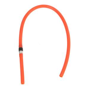 Fuel Air Intake: DRC UNIFLOW HOSE ORANGE/SILVER