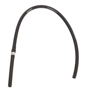 Fuel Air Intake: DRC UNIFLOW HOSE BLACK/SILVER