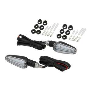 DRC 602 LED Flasher Lights (12V / Clear / Pair)
