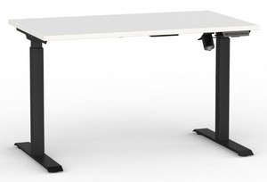 Enviro Electric Sit-to-Stand Desk – 1200W x 800D - Black/White - FIL Furniture