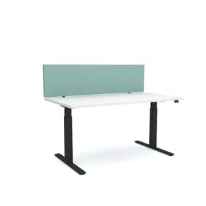 Acoustic Desk Screen Slate – 1200W to 1800W – Boyd Workspaces - FIL Furniture