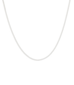 Products: Collier Sterling Silver Fine Curb 50cm - Filigree Jewellery Christchurch, New Zealand