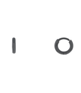 Cloche Tiny Earring Oxidized Silver - Filigree Jewellery Christchurch, New Zealand