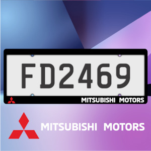 Cars: Mitsubishi Motors Plate Frames