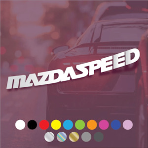 Mazdaspeed - Decal