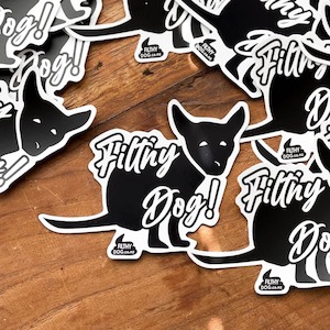 Filthy Dog Sticker
