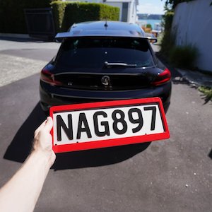 Business: Standard Number Plate Frames - Unprinted