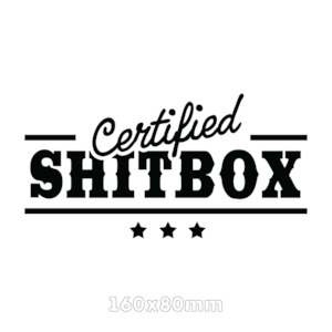 Stickers: Certified Sh!tbox Rating