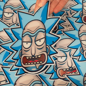 Motion Stickers: Rick