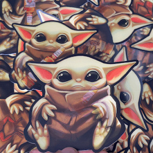 Motion Stickers: Grogu