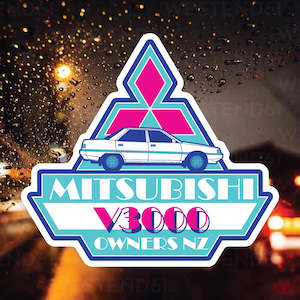 Mitsubishi V3000 - Sticker