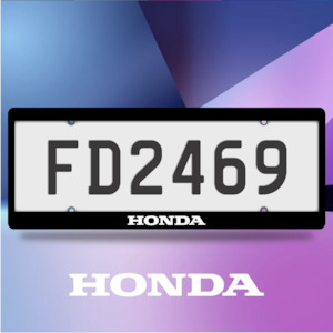 HONDA Plate Frames