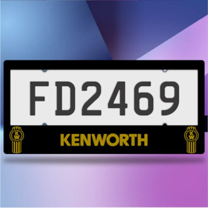 Kenworth Extended Plate Frames