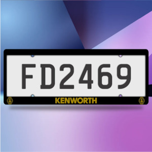 Kenworth Standard Plate Frames