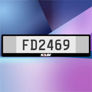 HSV Euro Plate Frames