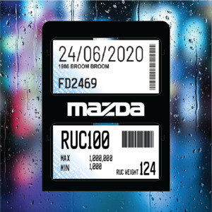 All: MAZDA - Double Pocket Rego/RUC Holder