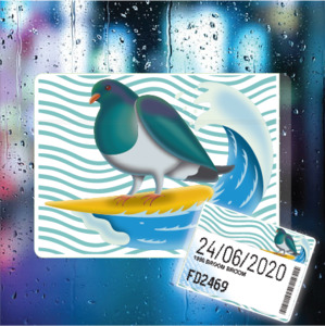 All: Surf'n Kereru on White
