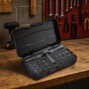 All: 24in1 Magnetic Ratchet Screwdriver Set - Detachable T - Handle