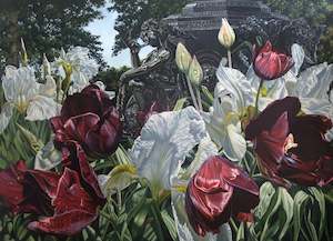 Paul Coney: "Tulips in Albert Park" - Paul Coney