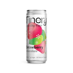 Finery Sparkling Water - Strawberry and Kawakawa