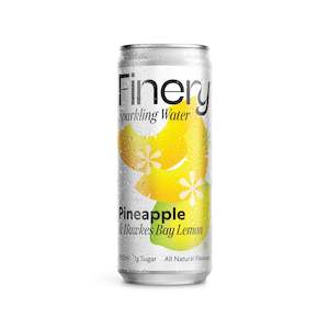 Products: Finery Sparkling Water - Pineapple and Hawkes Bay Lemon