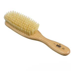 Kent Ladies Finest Satinwood Pure Soft White Bristle Narrow Brush LS9D