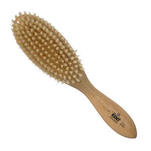 Kent Ladies Finest Satinwood Pure White Bristle Oval Brush LS7