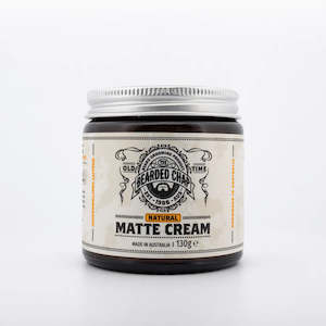 The Bearded Chap: The Bearded Chap Natural Matte Cream - firm hold & matte finish 130g (100% Natural)