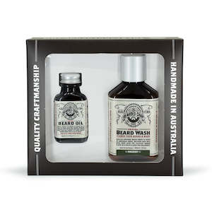 The Bearded Chap Luxe Duo Beard Kit (30ml Oil & 100ml Brawny Wash)