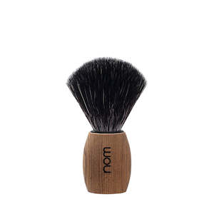 nom OLE Black Fibre Shaving Brush (pure spruce wood handle) 21PS