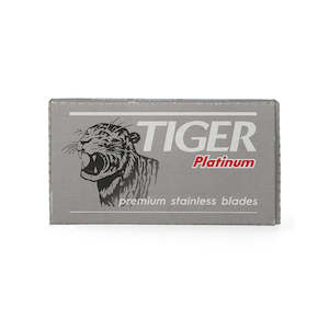 Pack of 5x Tiger Platinum Stainless Razor Blades