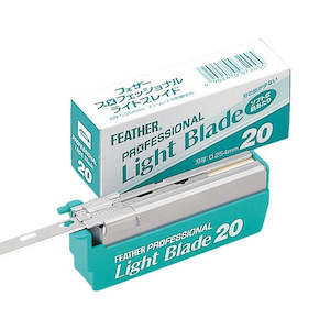 Single Edge Se Blades: Feather Artist Club Pro Light Blades 20 Pack