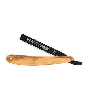 Straight Razors Replaceable Blade: Dovo Shavette with Olive wood handle