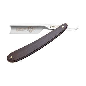 Straight Razors Strops: Dovo Barbarossa Ebony wood black - short blade 5/8 Straight Razor (10580086)